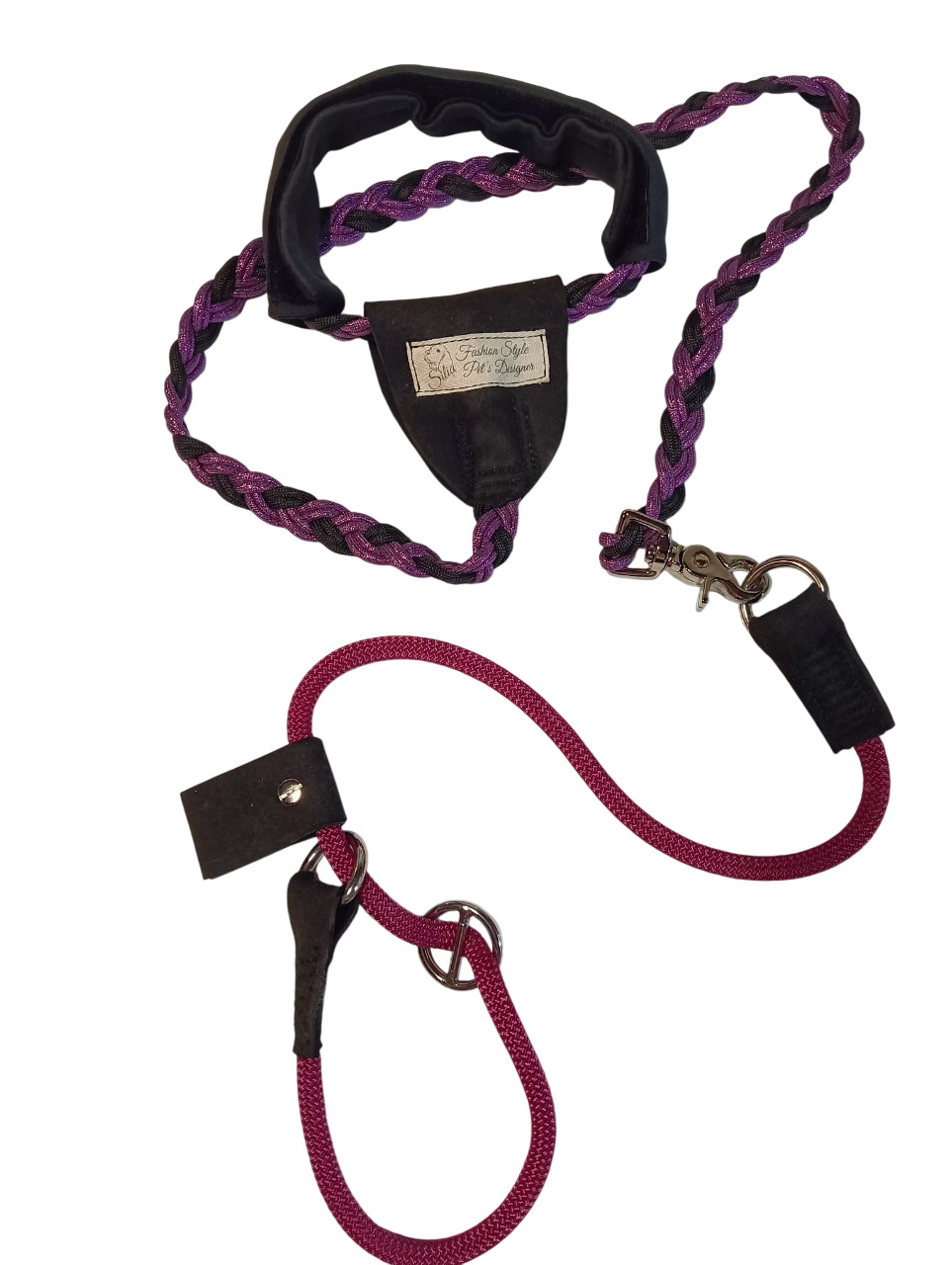Guinzaglio Staccabile Per Cani - Manico Ergonomico - Collare Regolabile