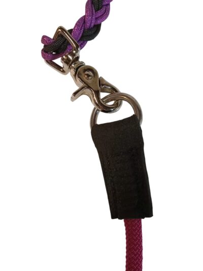 Guinzaglio Retriever paer cani Staccabile in Paracord e Acciaio Inox manico ergonomico tessuto neoprene